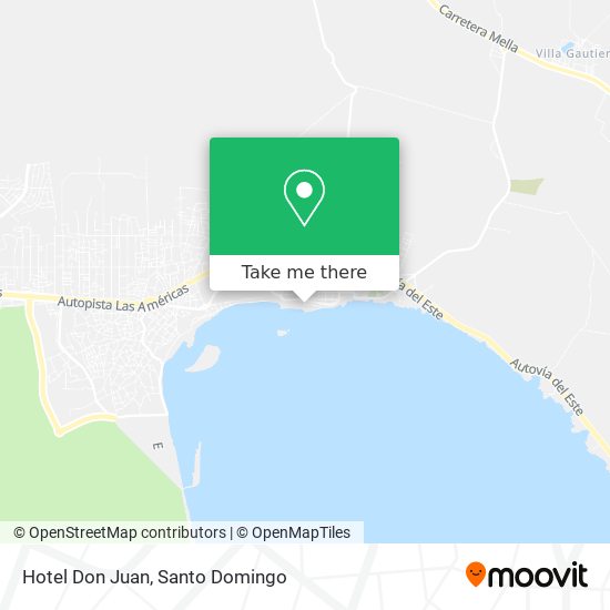 Hotel Don Juan map