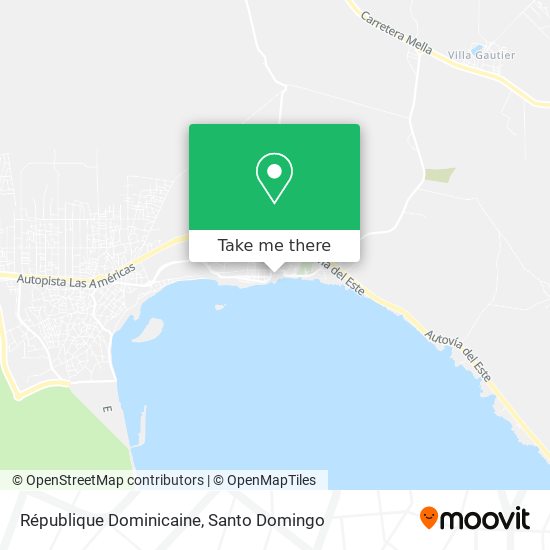 République Dominicaine map