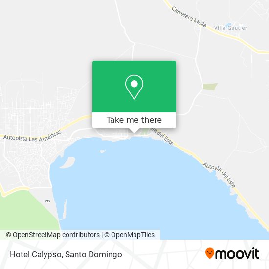 Mapa de Hotel Calypso