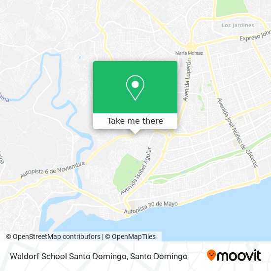 Mapa de Waldorf School Santo Domingo