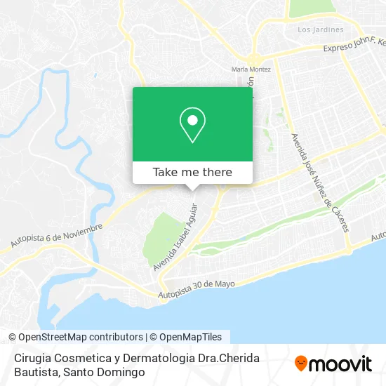 Cirugia Cosmetica y Dermatologia Dra.Cherida Bautista map
