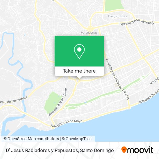 D' Jesus Radiadores y Repuestos map