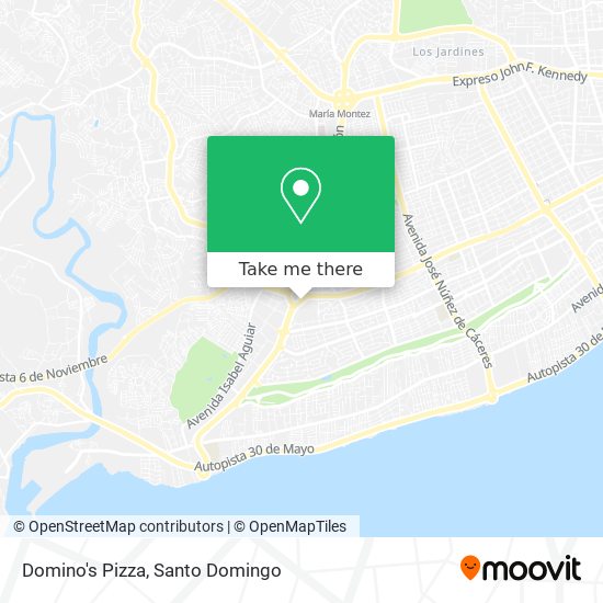 Domino's Pizza map