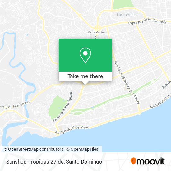 Sunshop-Tropigas 27 de map