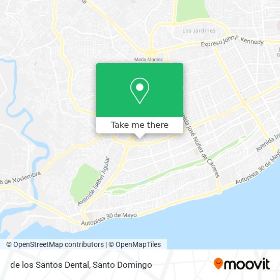 de los Santos Dental map