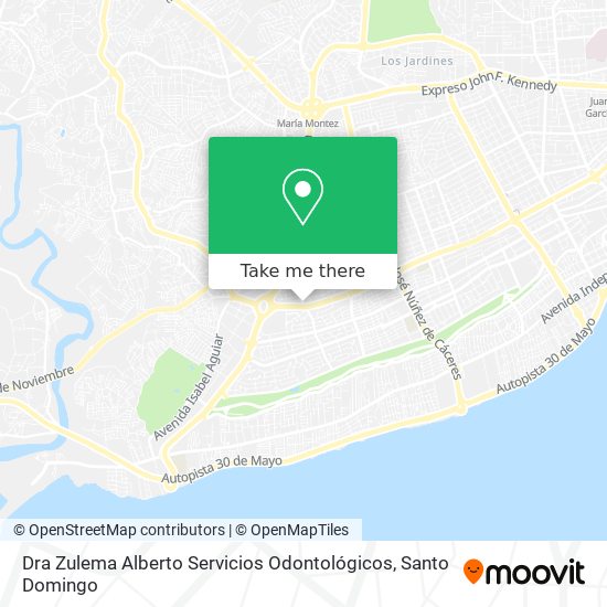 Dra Zulema Alberto Servicios Odontológicos map