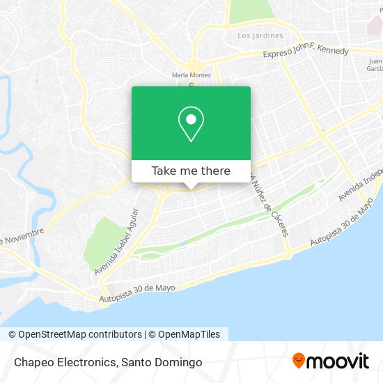 Chapeo Electronics map