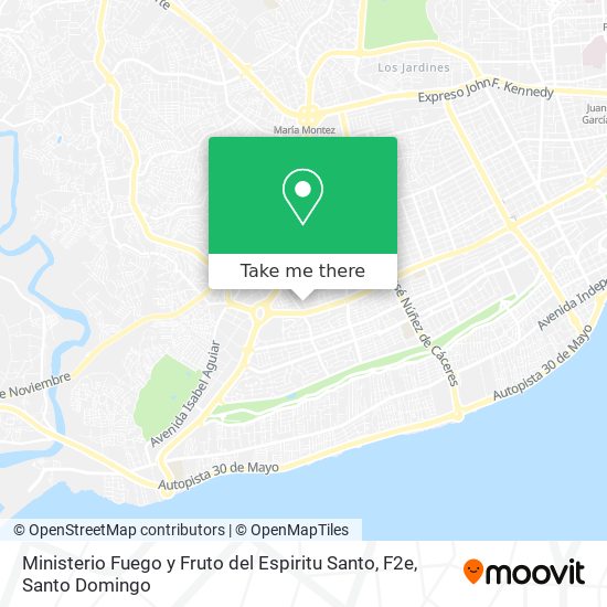 Ministerio Fuego y Fruto del Espiritu Santo, F2e map