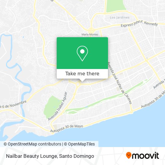 Mapa de Nailbar Beauty Lounge