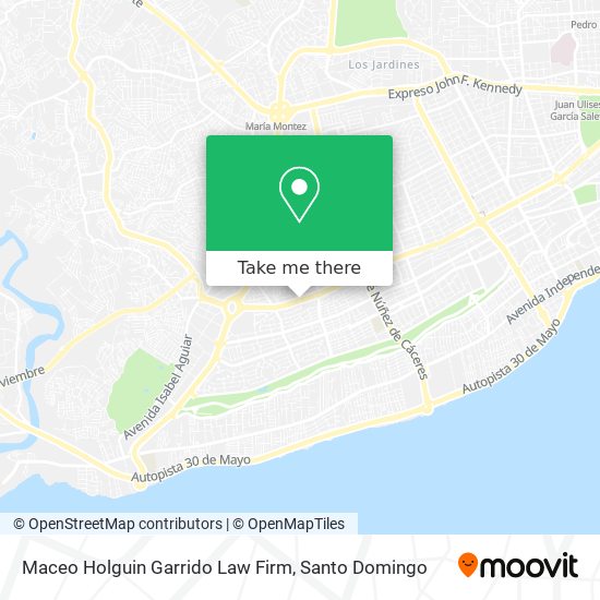 Maceo Holguin Garrido Law Firm map