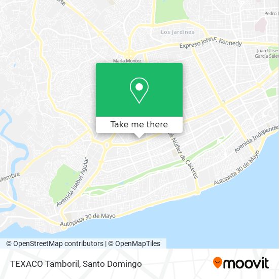 TEXACO Tamboril map