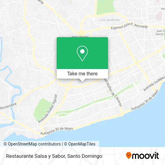 Restaurante Salsa y Sabor map