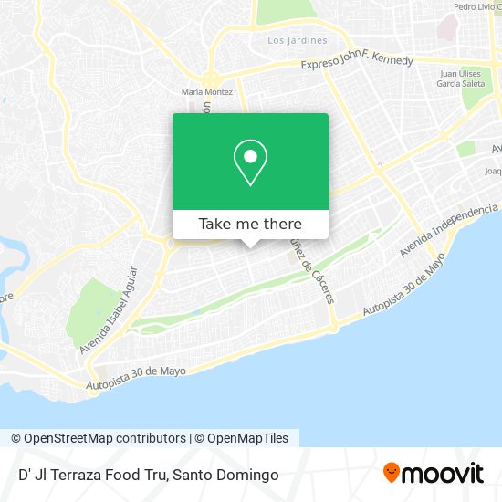 D' Jl Terraza Food Tru map