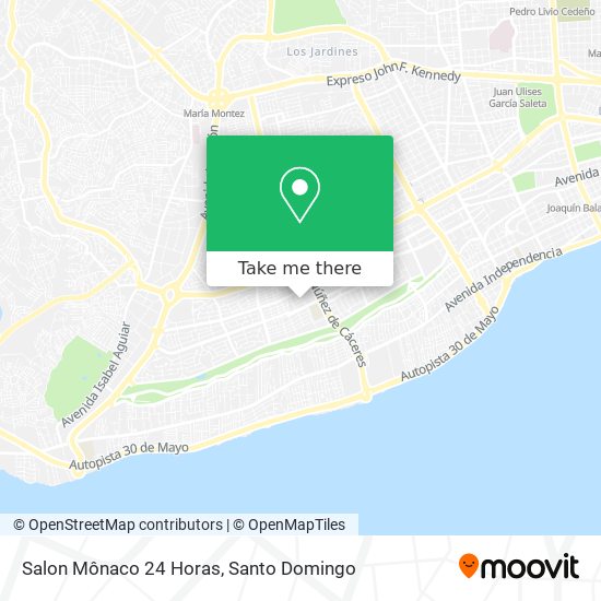 Salon Mônaco 24 Horas map