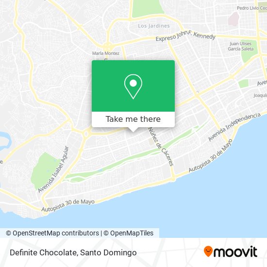 Definite Chocolate map