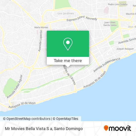 Mr Movies Bella Vista S a map