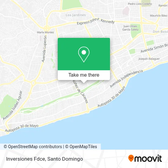 Inversiones Fdce map