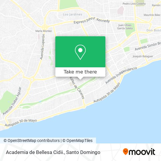 Academia de Bellesa Cidii. map
