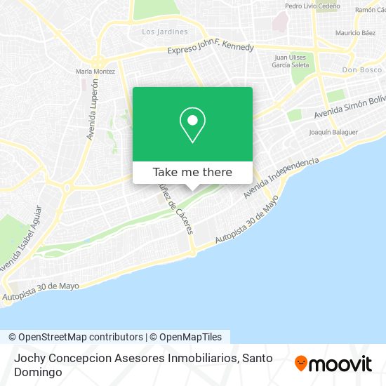 Jochy Concepcion Asesores Inmobiliarios map