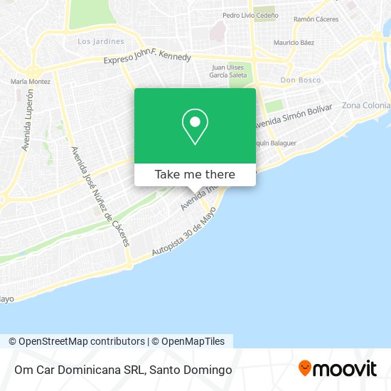 Om Car Dominicana SRL map
