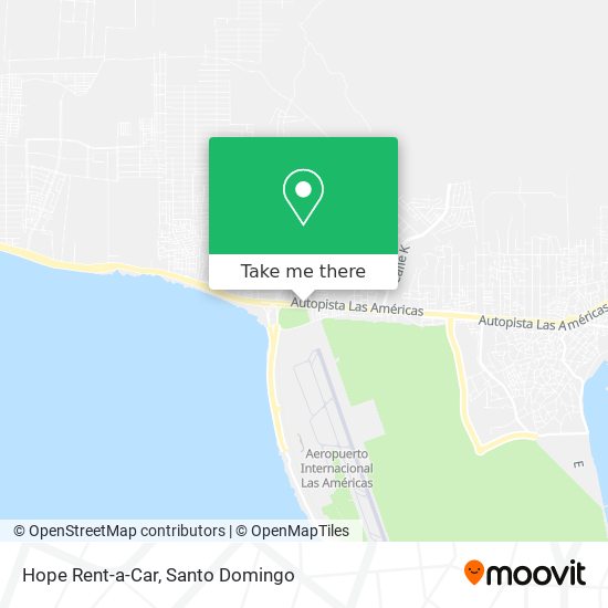 Hope Rent-a-Car map