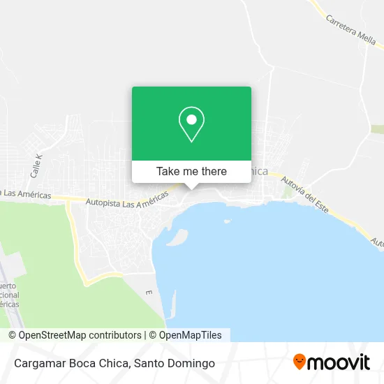 Cargamar Boca Chica map