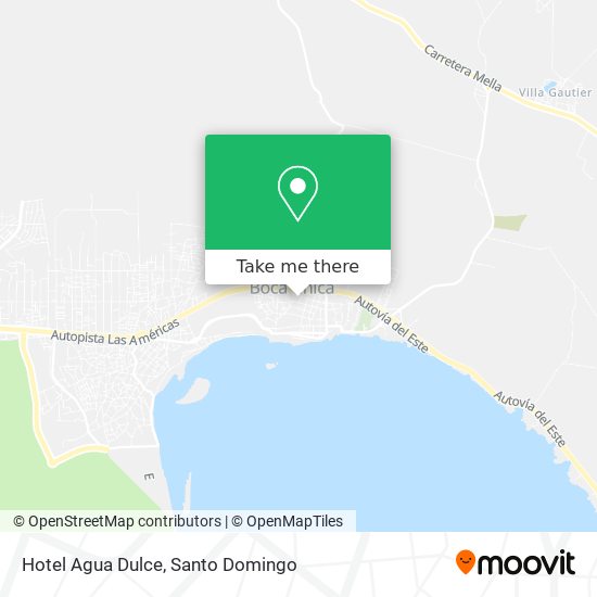 Hotel Agua Dulce map