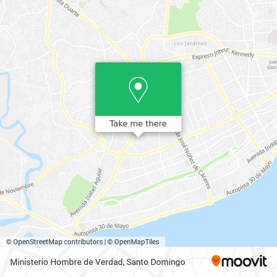 Ministerio Hombre de Verdad map