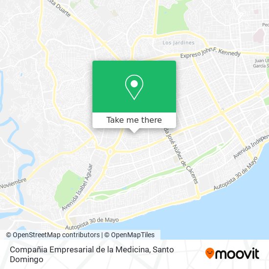 Compañia Empresarial de la Medicina map
