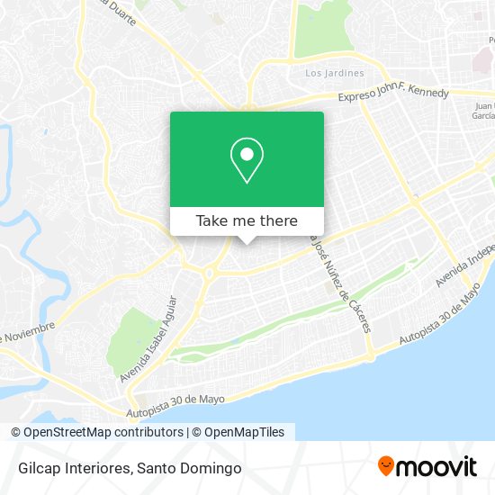Gilcap Interiores map