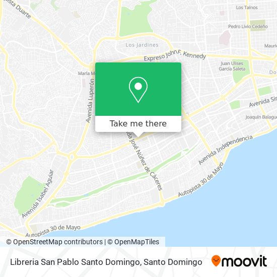 Libreria San Pablo Santo Domingo map