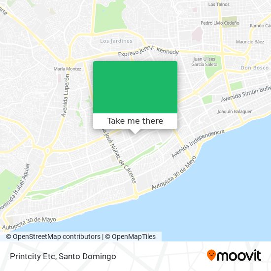Mapa de Printcity Etc