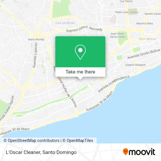 L'Oscar Cleaner map