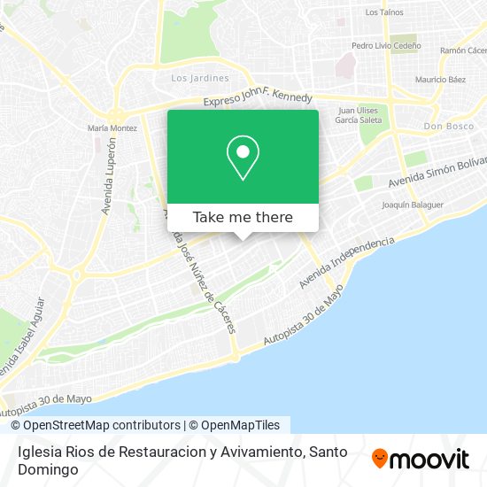Iglesia Rios de Restauracion y Avivamiento map
