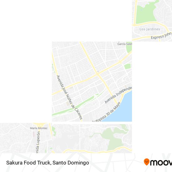 Sakura Food Truck map