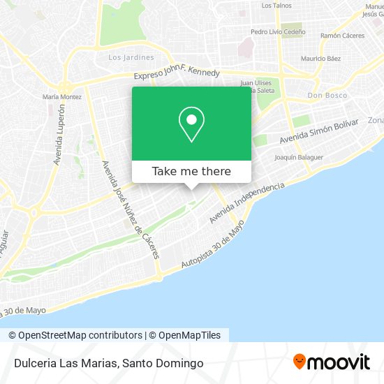 Dulceria Las Marias map