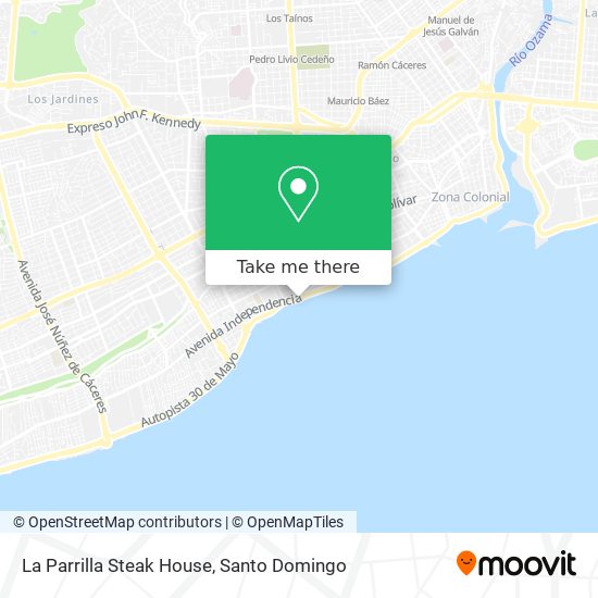 La Parrilla Steak House map