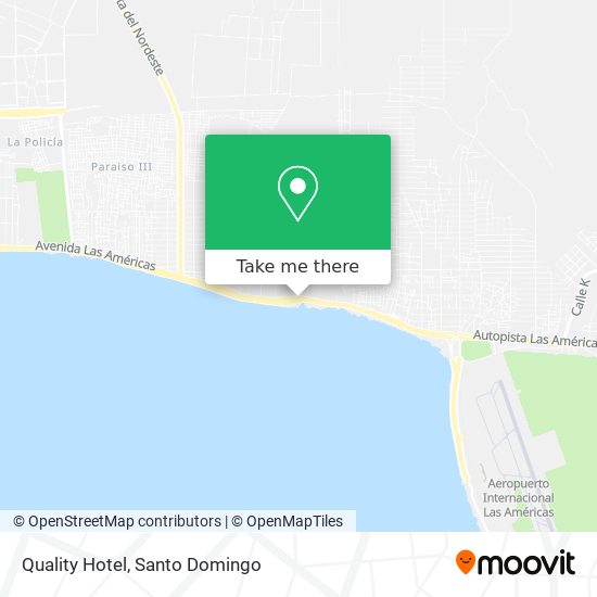 Quality Hotel map