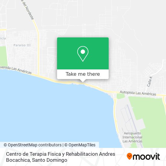 Centro de Terapia Fisica y Rehabilitacion Andres Bocachica map