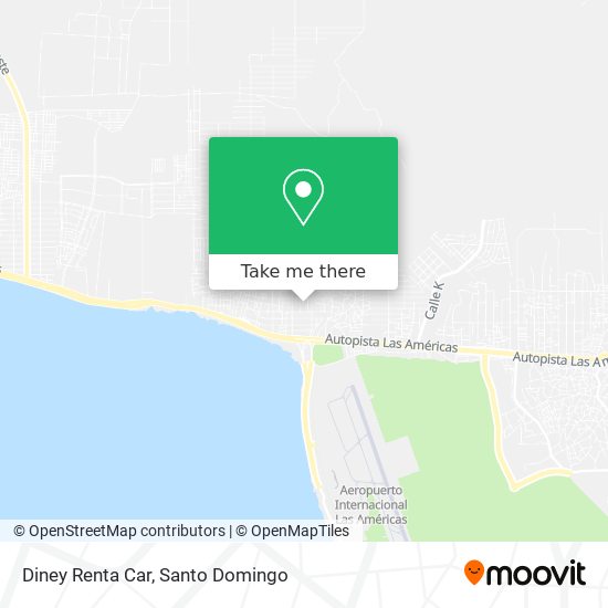 Diney Renta Car map