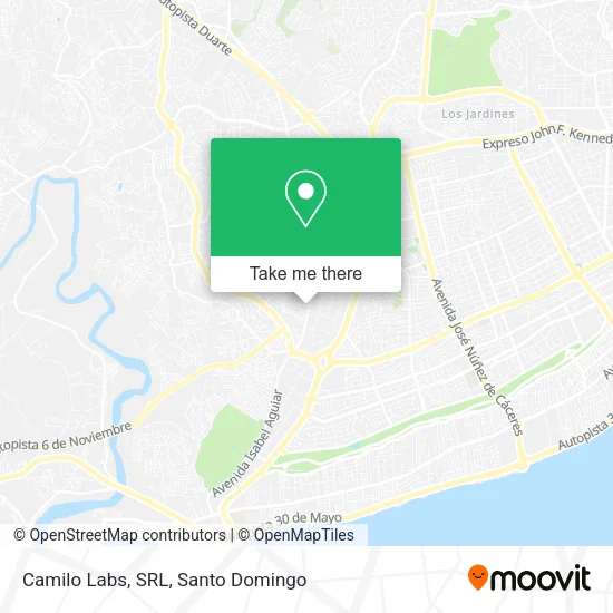 Mapa de Camilo Labs, SRL