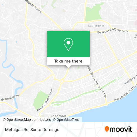 Mapa de Metalgas Rd