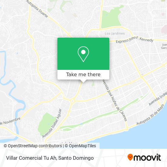 Villar Comercial Tu Ah map