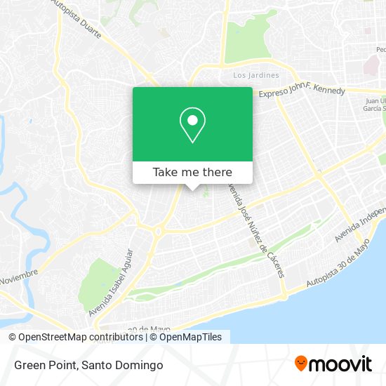 Mapa de Green Point