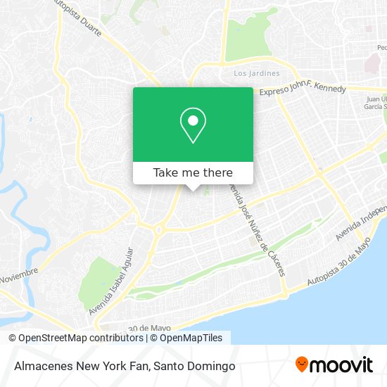 Almacenes New York Fan map