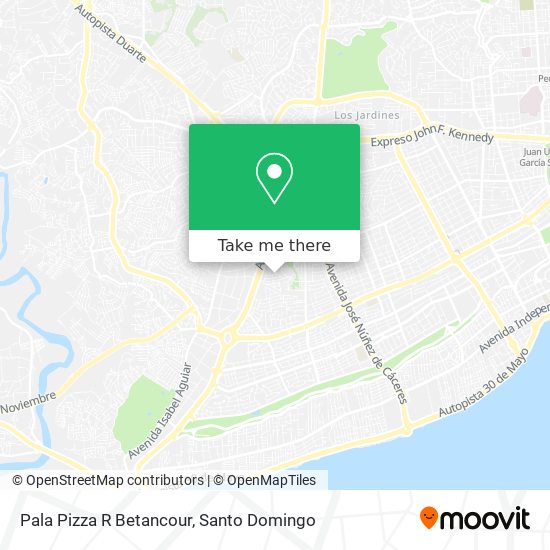 Pala Pizza R Betancour map