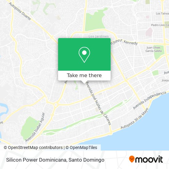Silicon Power Dominicana map