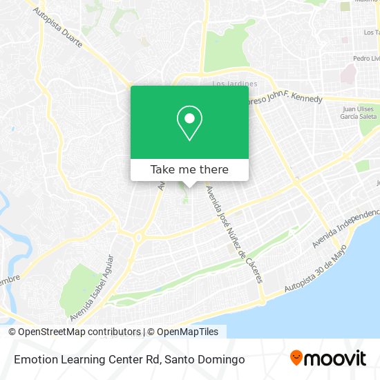 Emotion Learning Center Rd map