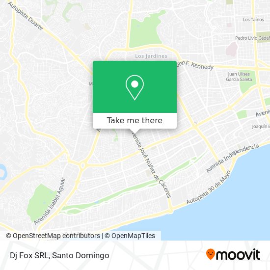 Dj Fox SRL map