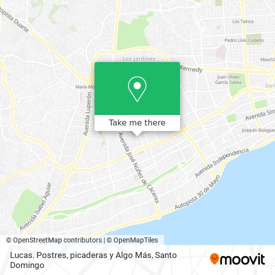 Lucas. Postres, picaderas y Algo Más map